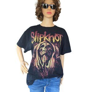 Slipknot 2021 Tour Band Music Logo Double Sided Graphic T Shirt Adult Size Large
